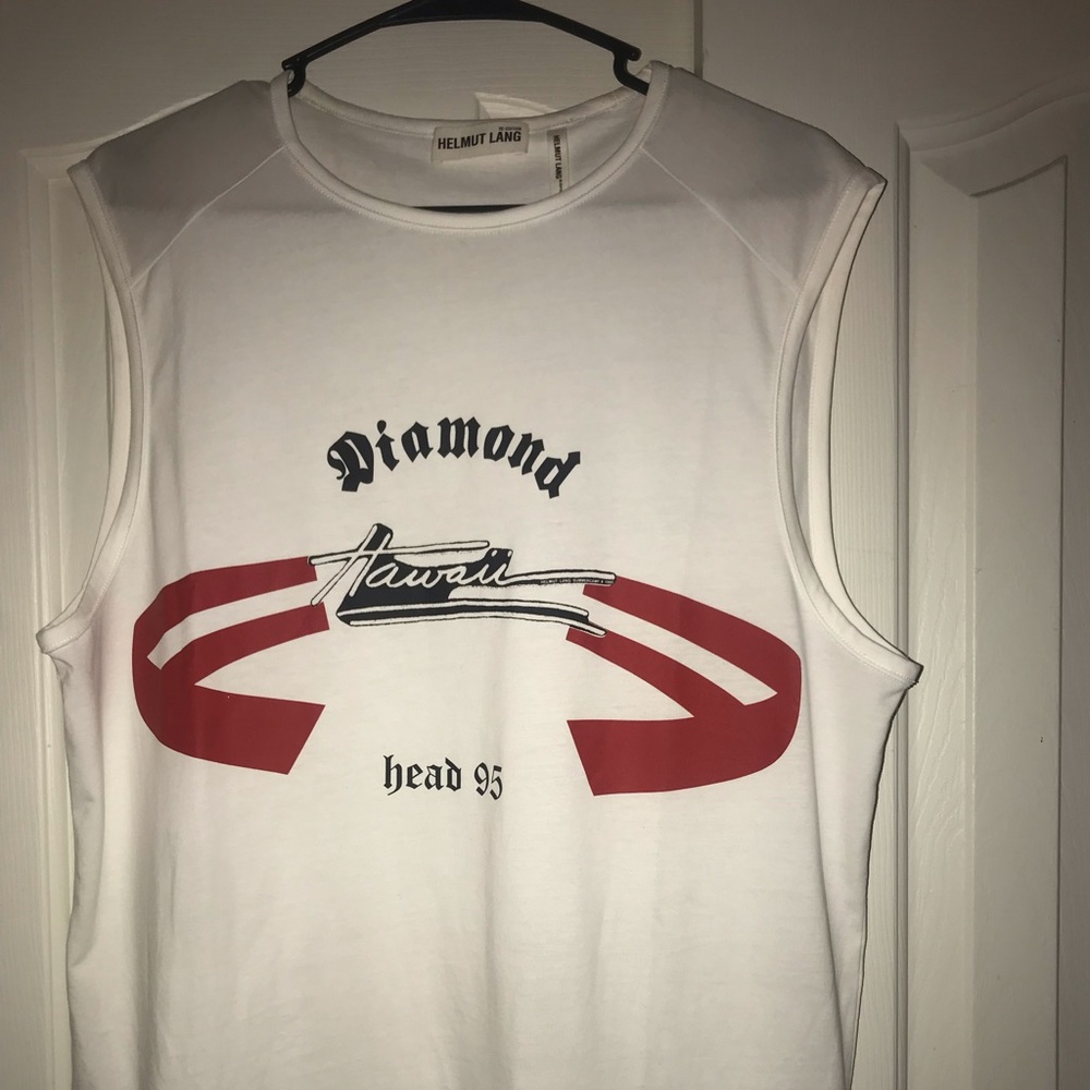 Helmut Lang Diamond Head Tank